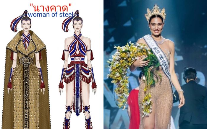 Thái Lan công bố trang phục dân tộc tại Miss Universe 2021, nhìn đã thấy hừng hực lửa