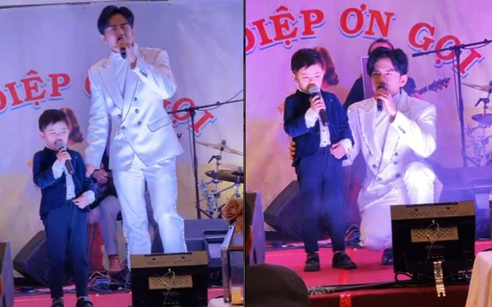 Clip: Đan Trường lần đầu song ca cùng con trai trên sân khấu, tiết lộ mong muốn dành cho con ở tương lai