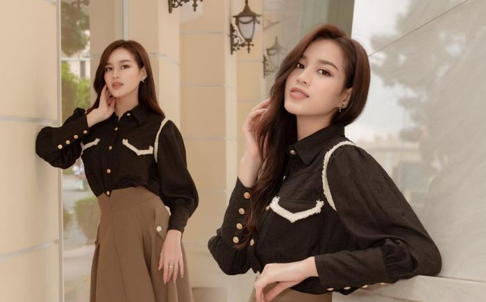 Lên đồ đơn giản, make up nhẹ nhàng nhưng thần thái hơn người của Đỗ Thị Hà đã cân đẹp tất cả