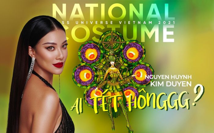 Quá ấn tượng: Kim Duyên mang bánh tét đặc sản Miền Tây đến với Miss Universe 2021