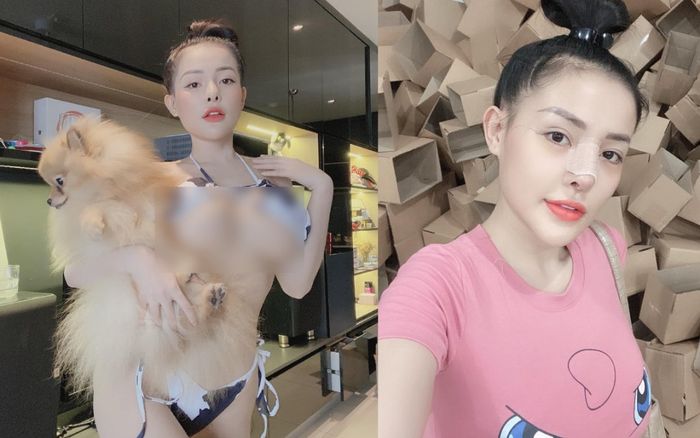 Ngân 98 khoe 'đôi gò bồng đảo' muốn trào ra ngoài, không ngại cãi tay đôi với anti-fan vì bị mắng
