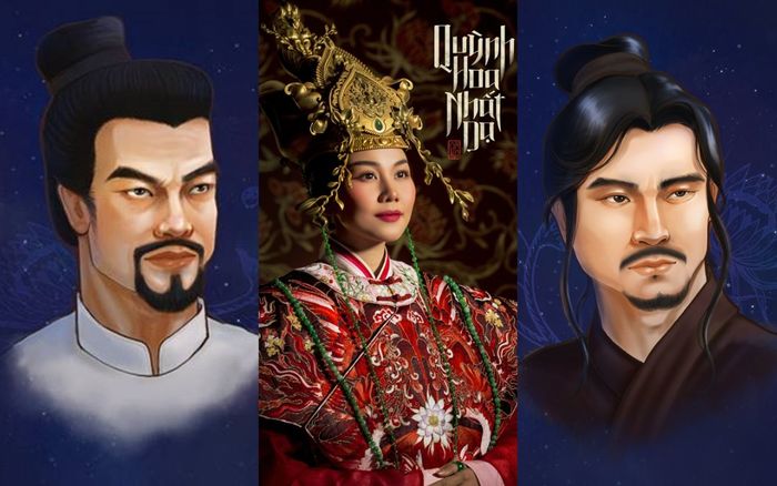 Lộ diện chân dung 2 bậc Hoàng đế sánh đôi cùng Thanh Hằng trong 'Quỳnh hoa nhất dạ'