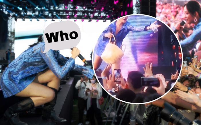 Nữ ca sĩ gây sốc khi đang trình diễn bỗng dưng ném 'cả rổ' bao cao su cho khán giả