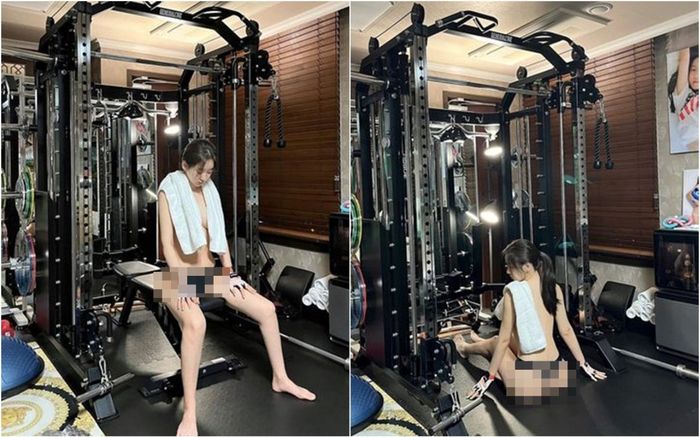 Siêu mẫu đi tập gym mà không thèm mặc quần áo, chỉ dùng khăn che chắn ngực khiến dân tình bấn loạn