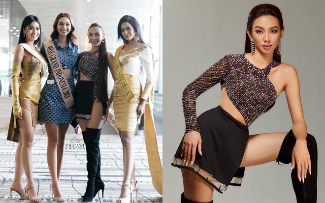 Thùy Tiên 'thấp bé nhẹ cân' khi đọ dáng với team Châu Á nhưng thần thái ít thì ai bì được