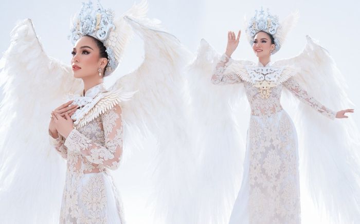 Hoàng Hương Ly hé lộ quốc phục 'Cánh chim hòa bình' mang đến Hoa hậu Du lịch Quốc tế