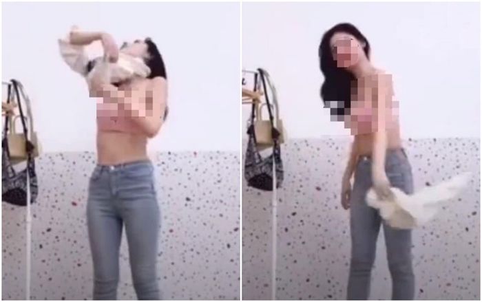 Câu view bất chấp, gái xinh thản nhiên lột đồ trên sóng livestream
