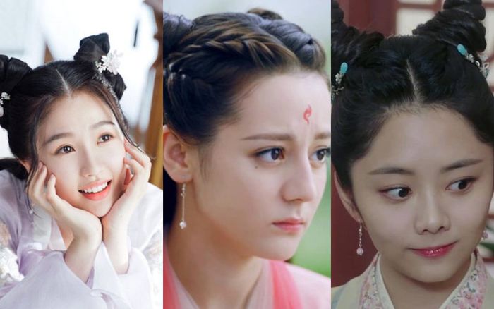 Mỹ nhân Hoa ngữ với tạo hình tóc sừng dê: Nhiệt Ba và Tùng Vận dễ thương, trùm cuối 'tấu hài'