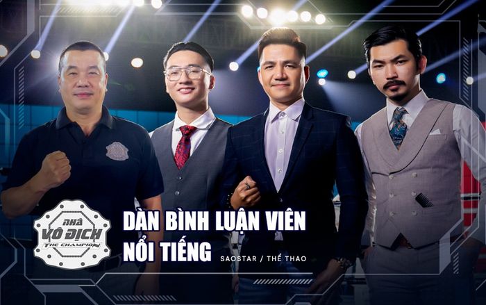 The Champion - Nhà Vô Địch 2021 hé lộ dàn bình luận viên nổi tiếng