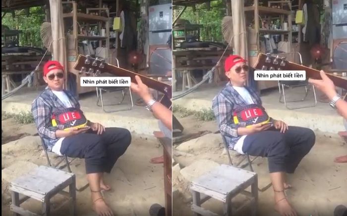 Hậu lộ clip đen nhẻm 'xuống sắc' ngồi hát bên vệ đường, Hoài Lâm khiến netizen nhầm tưởng 'ông bán vé số'