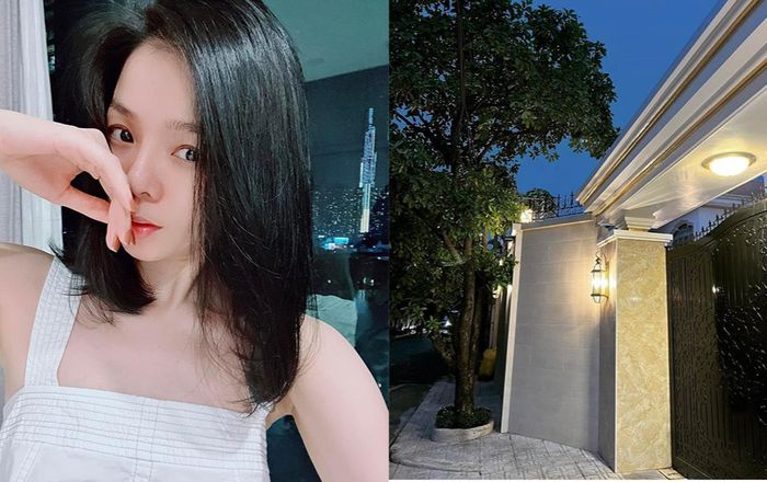 Cuối cùng Lệ Quyên cũng chia sẻ ảnh chiếc cổng nhà '3,6 tỷ đồng cũng không đủ mua' đã hoàn thiện xong