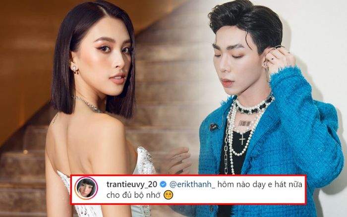 Tiểu Vy nhờ Erik dạy hát, quyết tâm lấn sân sang âm nhạc trong tương lai?