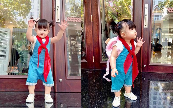 Đông Nhi tự nhận mình là 'cô giáo', cho con gái Winnie đi học ngay ngày 20/11