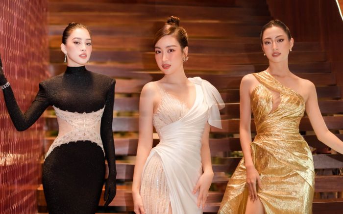 Đỗ Mỹ Linh, Tiểu Vy, Lương Thùy Linh đọ sắc trên thảm đỏ, mỗi người một vẻ mười phân vẹn mười