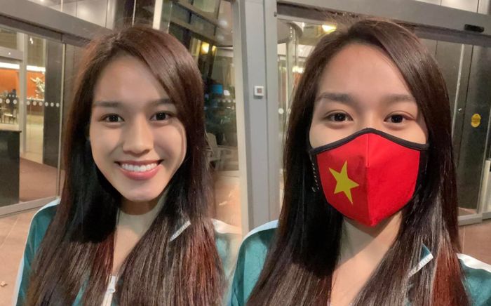 Đỗ Thị Hà cập nhật về chuyến bay tới Puerto Rico, dù bị delay nhưng vẫn tươi tắn rạng ngời