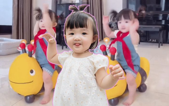 Winnie nhà Đông Nhi nghe nhạc là nhún nhảy không ngừng, không quên 'múa minh họa' siêu cấp dễ thương