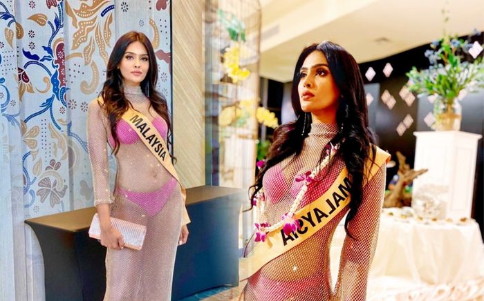 Miss Grand Malaysia khiến fan quê nhà tức giận vì chiếc váy mặc như không