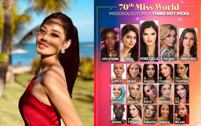 Misosology đưa Đỗ Thị Hà vào Top 20 Miss World nhưng fan Việt vẫn chưa 'đã' với thứ hạng này