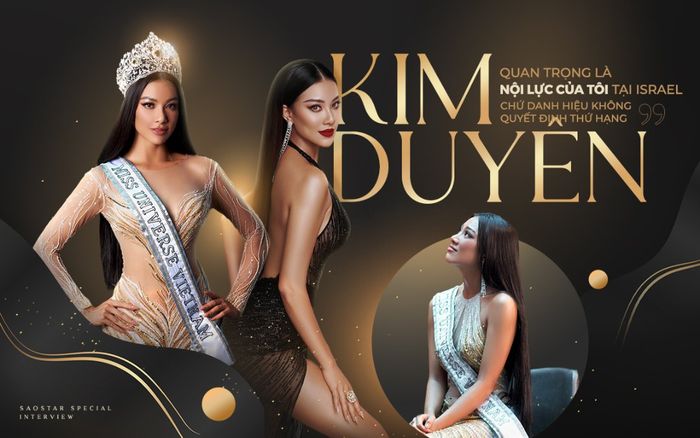 Kim Duyên: 'Hãy chờ đón nội lực của tôi tại Israel, danh hiệu không quyết định thứ hạng intop'