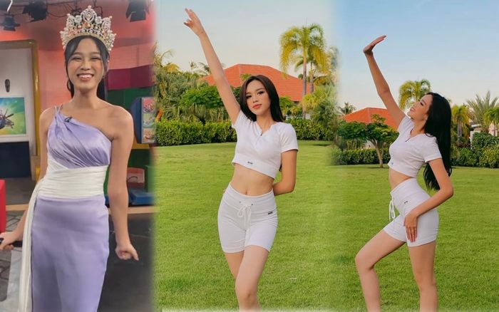 Tạm biệt 'eo bánh mì' Đỗ Thị Hà khiến fan nức nở với vòng eo thon tại Miss World