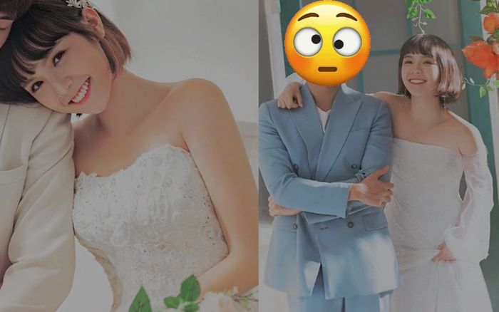 Rầm rộ bộ ảnh Hải Tú mặc váy cô dâu sau đồn đoán sắp cưới, danh tính chú rể có phải là Sơn Tùng?