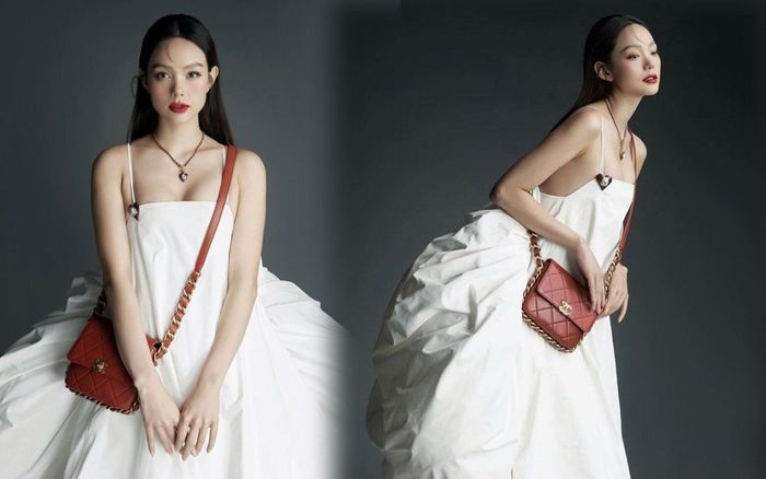 Mặc váy lùm xùm che bụng, Minh Hằng bị nghi mang bầu