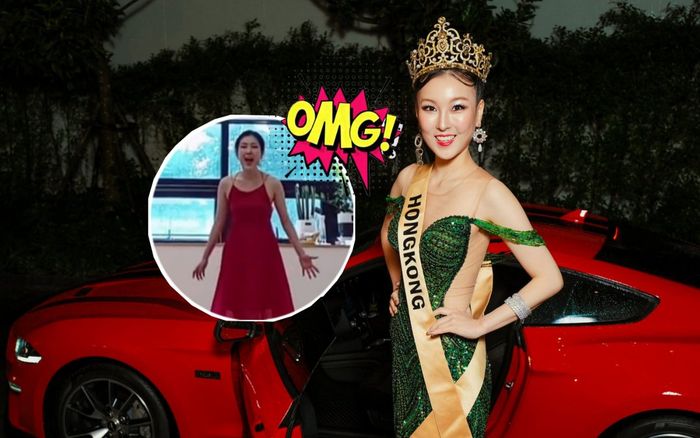 Lộ clip Miss Grand Hong Kong khoe giọng hát live, bắn nốt cao chót vót ai cũng 'nổi da gà'