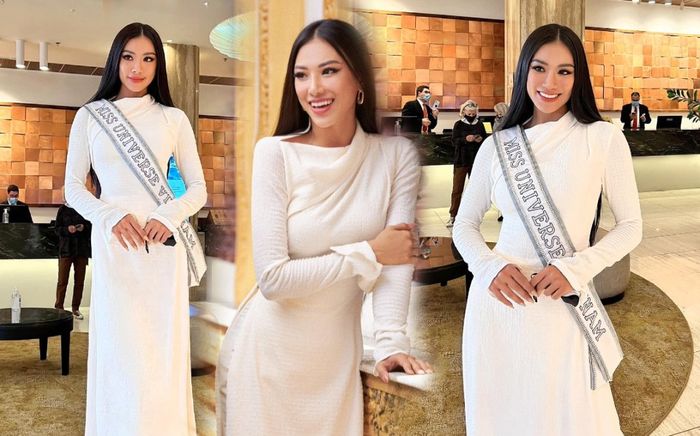 Diện áo dài tại Israel, Kim Duyên ghi điểm tuyệt đối với fan Miss Universe: Nền nã rất Việt Nam