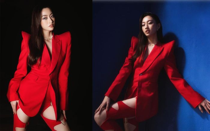 Lương Thùy Linh lên đồ cực chất, chiếc quần cắt xẻ tứ bề tưởng hư hỏng nhưng lại không hề phản cảm