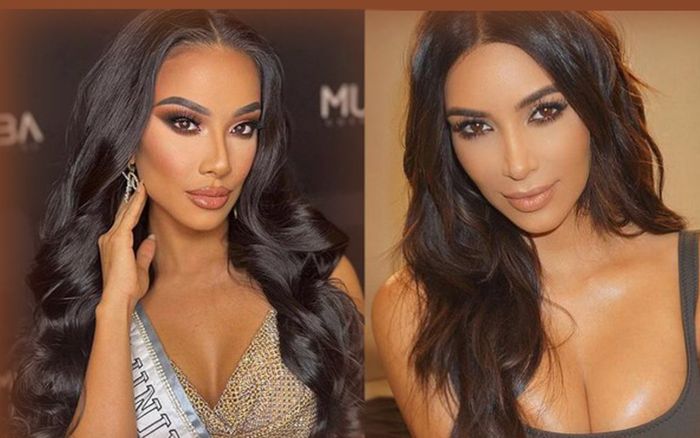 Sau khi được H'Hen Niê bênh vực với layout mới, Kim Duyên được ví như Kim 'siêu vòng 3'