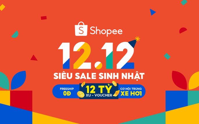 Đón nhận niềm vui mua sắm với loạt chương trình giải trí, mua sắm trong sự kiện Shopee 12.12 Siêu Sale Sinh Nhật