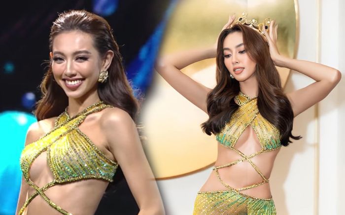 Thùy Tiên lấp lánh với váy dạ hội 'giấc mơ vương miện' - lập kì tích Top 5 Miss Grand 2021