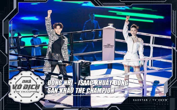 Đông Nhi - Isaac biến sân khấu The Champion trở thành 'chảo lửa' với màn song ca cực cháy