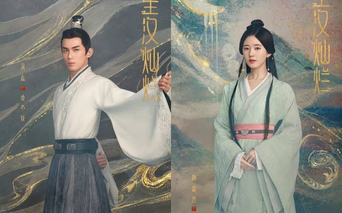 'Tinh hán xán lạn' tung poster hai diễn viên chính: Ngô Lỗi soái khí, Triệu Lộ Tư nhạt nhòa thấy rõ