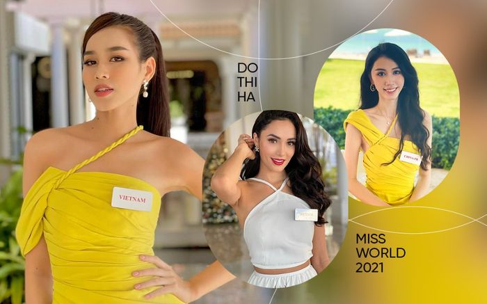 Hết cho bạn mượn váy, Đỗ Thị Hà lại tặng luôn cho đối thủ Mexico: Miss thân thiện là đây!