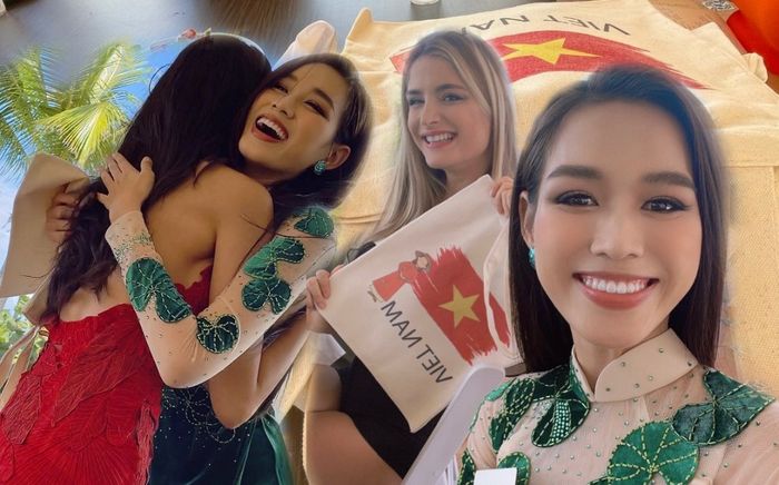 Đỗ Thị Hà mang bánh tráng trộn tới Miss World: Bạn bè quốc tế cười rôm rả thích thú