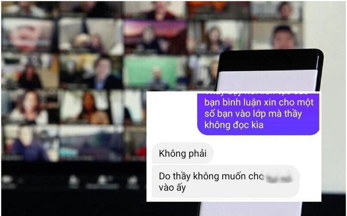 Học trò không được duyệt vào lớp online vì trễ 15 phút, nghe lời giải thích của thầy không ai dám ấm ức