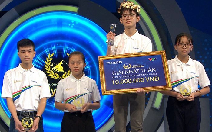 Nam sinh vừa lập kỷ lục mới tại Đường Lên Đỉnh Olympia năm 22 là ai?