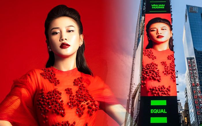 Văn Mai Hương là nữ ca sĩ Vpop tiếp theo xuất hiện tại Quảng trường Thời đại