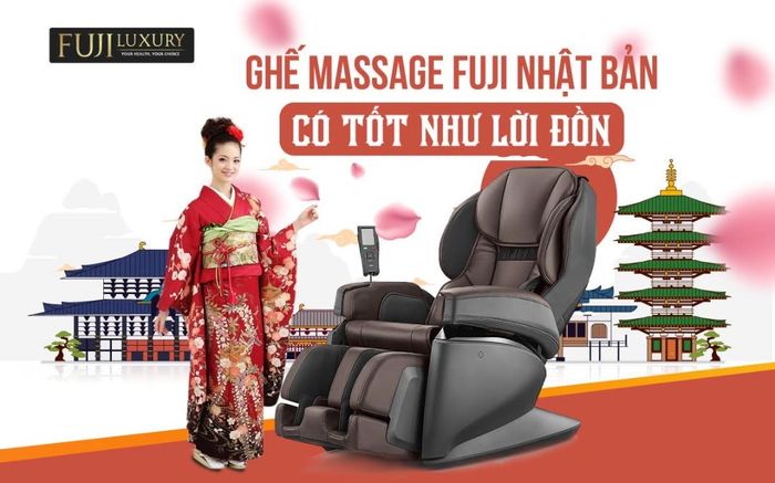 Top 4 ghế massage toàn thân Fuji Nhật Bản tốt nhất 2021