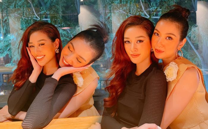 Hoa hậu Khánh Vân khoe ảnh thân thiết cùng Á hậu Thúy Vân giữa tin đồn xích mích