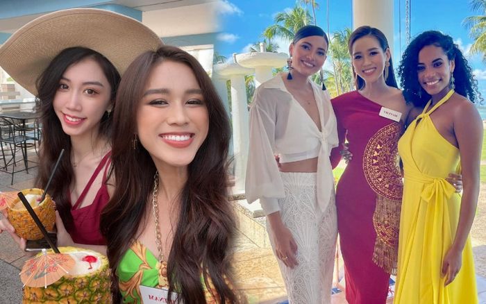 Đỗ Thị Hà bịn rịn nhắc về các cô gái Miss World: 'Nhớ quá những lúc vẽ chân mày, uốn tóc cho nhau'