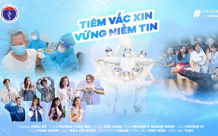 Loạt nghệ sĩ nổi tiếng góp giọng trong MV 'Tiêm vắc xin vững niềm tin' của Bộ Y tế