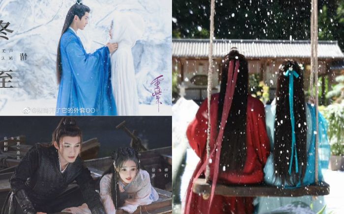 4 phim Hoa ngữ tung poster mới ngày Đông chí: 'Trầm vụn hương phai' giống sản phẩm fanmade
