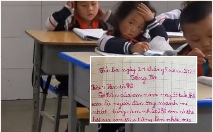 Bé gái viết văn tả về bố với loạt chi tiết như người hùng rồi bất ngờ 'quay xe' ở câu cuối cùng