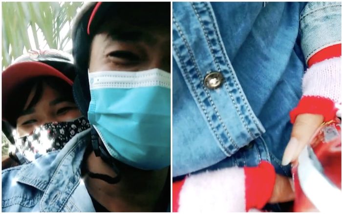 Xôn xao cặp vợ chồng chở nhau đi ly hôn mà ôm eo, cười híp mắt như đi hưởng trăng mật