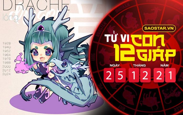 Tử vi hôm nay thứ 7 ngày 25/12/2021 của 12 con giáp: Thìn dễ dính thị phi, Tỵ được quý nhân giúp đỡ