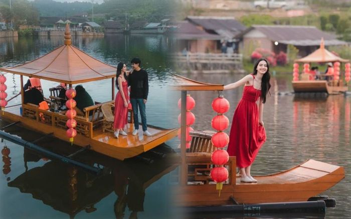 Ma nữ đẹp nhất Thái Lan đã xinh lại có bạn trai chụp ảnh 'sống ảo' đẹp như cổ tích khi đi du lịch