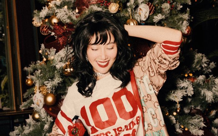 Thúy Ngân hoá 'quý cô tiệc tùng', lên đồ sang chảnh mùa lễ hội