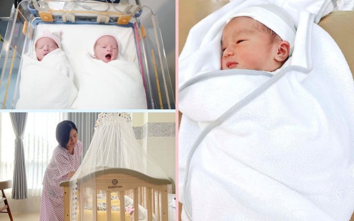 Sao Việt lên chức mẹ bỉm trong năm 2021: Những em bé 'Trâu Vàng' của Vbiz